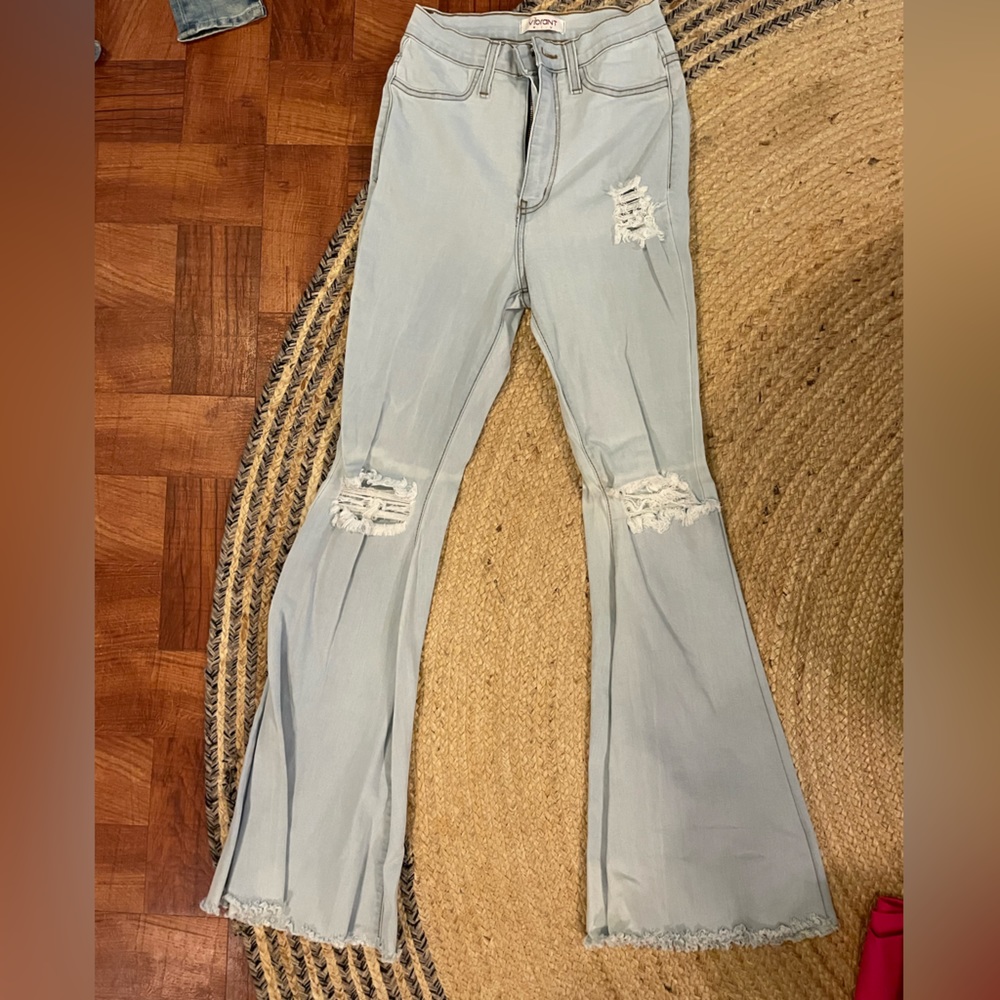 Cute jeans light wash, made small